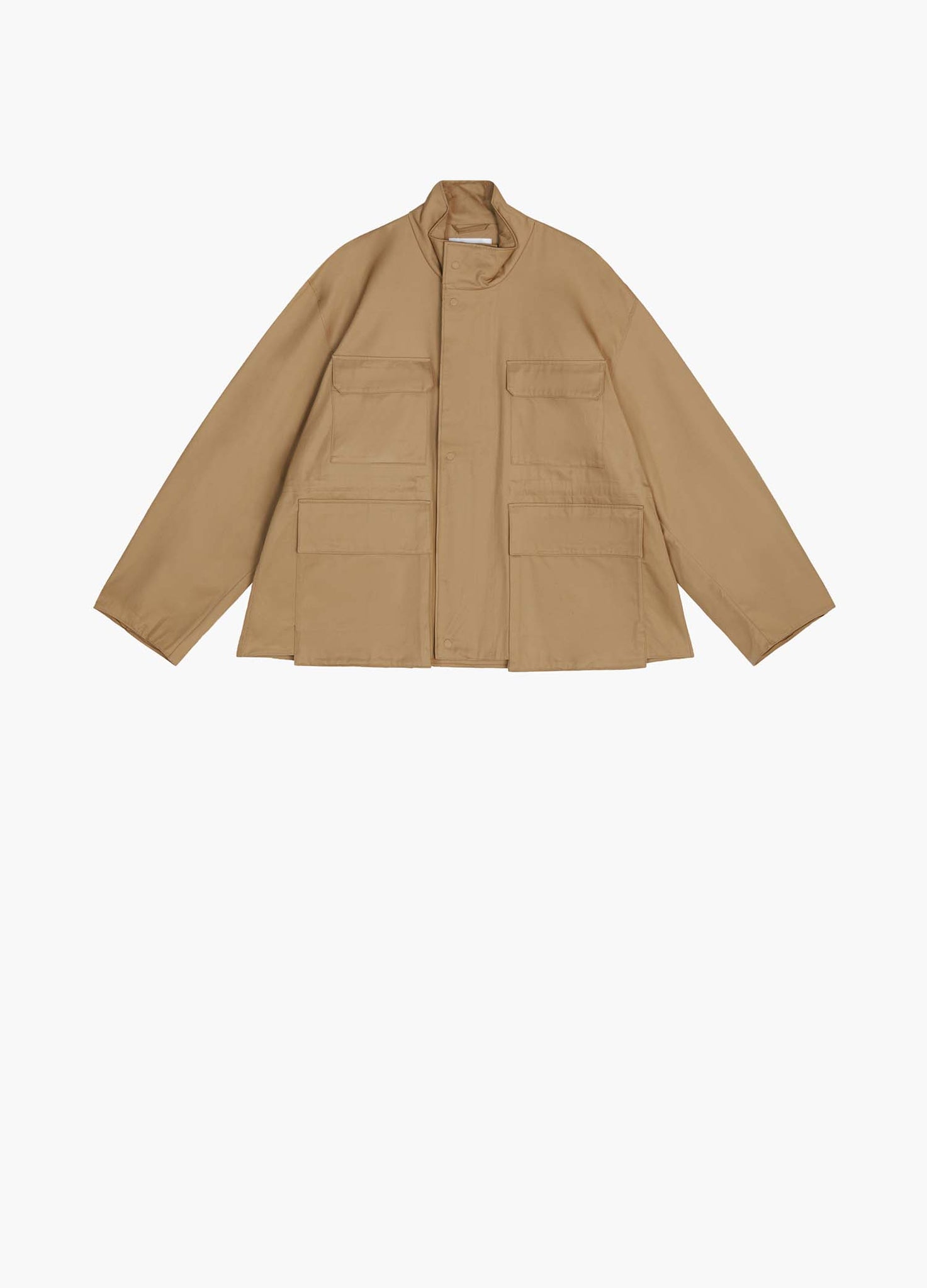 Jacket / JNBY Loose Fit Large Pocket H-Line Cotton Jacket