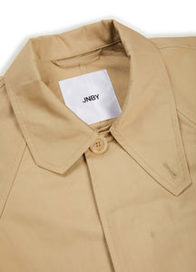 Coat / JNBY Loose Fit Turndown Collar Cotton Trench Coat