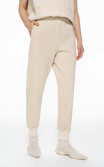 Pants / JNBY Loose Fit Elastic Waist Cropped Jogger Pants