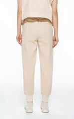 Pants / JNBY Loose Fit Elastic Waist Cropped Jogger Pants