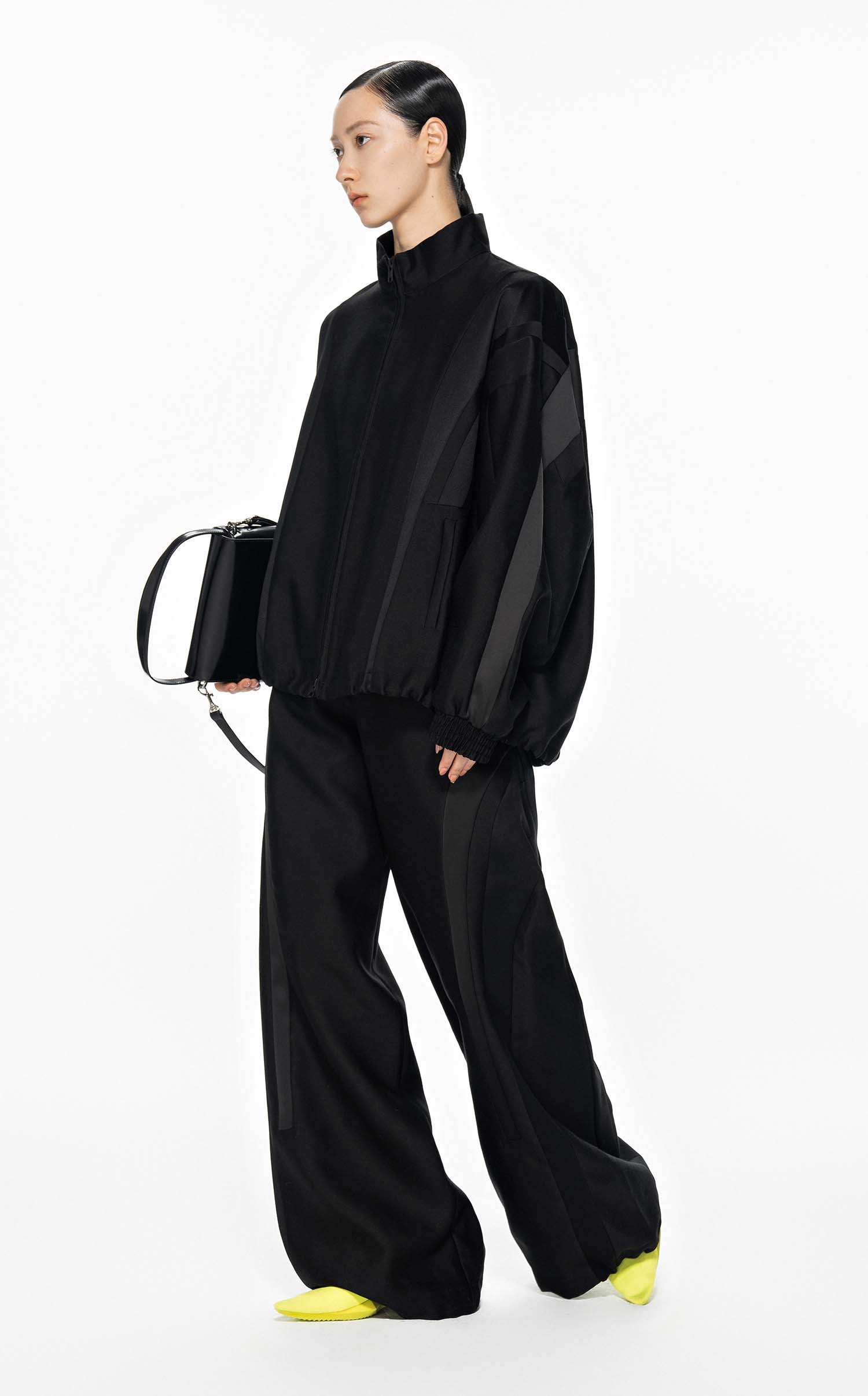 Pants / JNBY Oversize Elasticated Waist Flare Pants