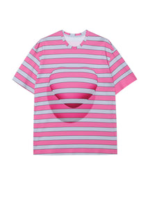 T-Shirt / JNBY Oversize Crewneck Heart Print A-Line T-Shirt (100% Cotton)