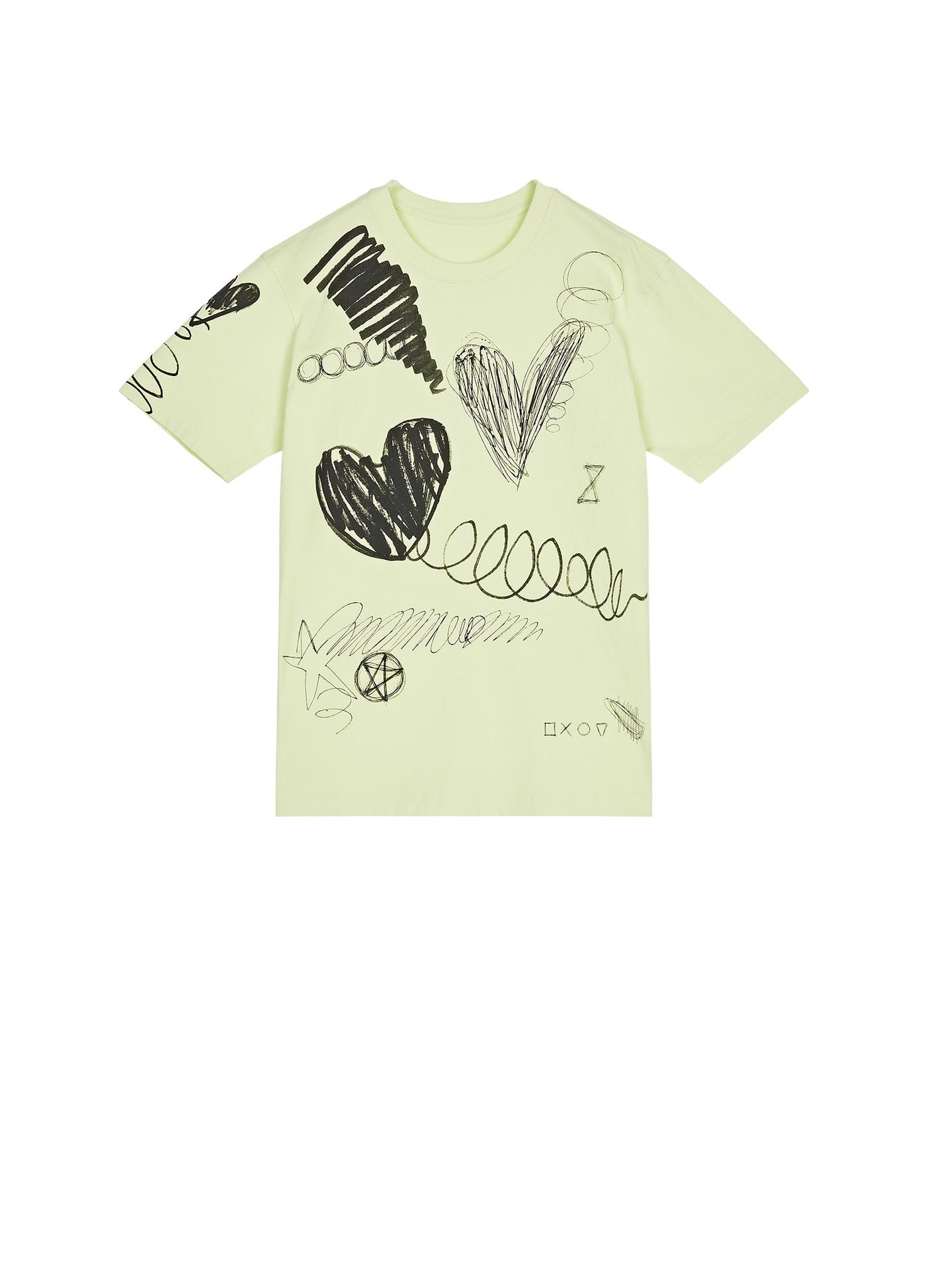 T-Shirt / JNBY Short Sleeve Crewneck Graffiti T-Shirt