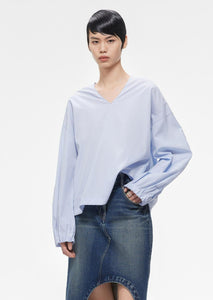 Shirts / JNBY Loose Fit V-Neck Long Sleeve Shirt