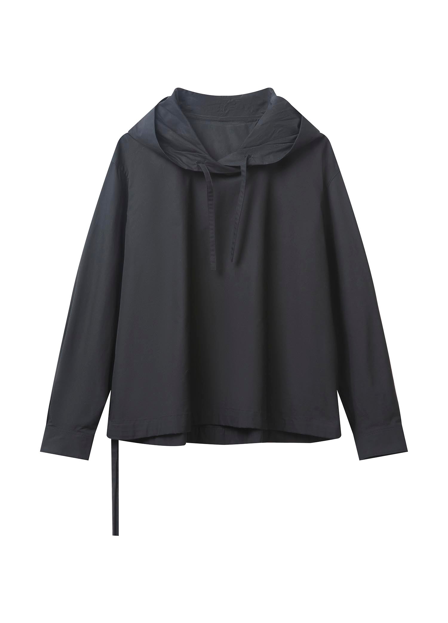 Shirts / JNBY Loose Fit Drawstring Hooded A-Line Shirt