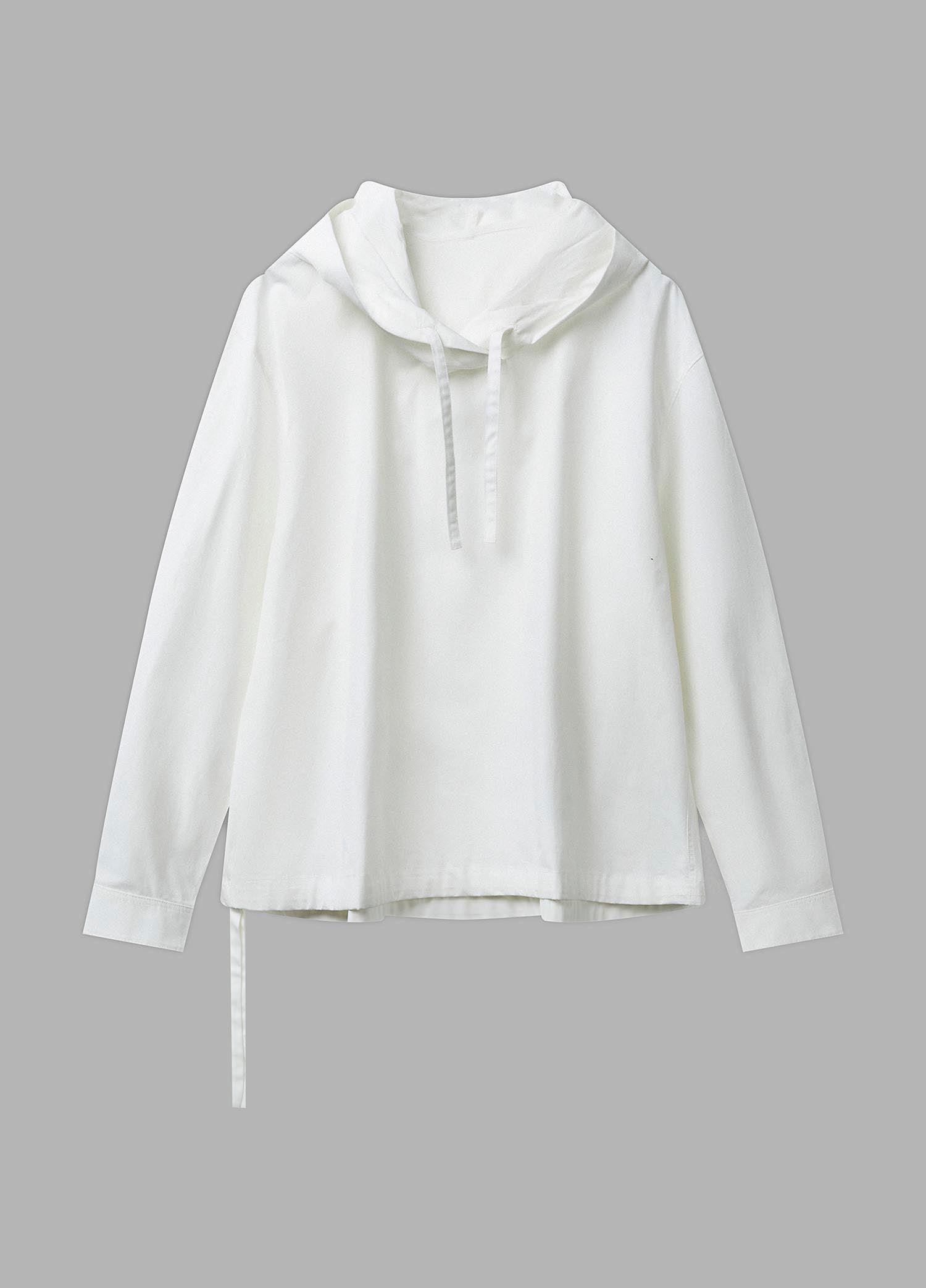 Shirts / JNBY Loose Fit Drawstring Hooded A-Line Shirt