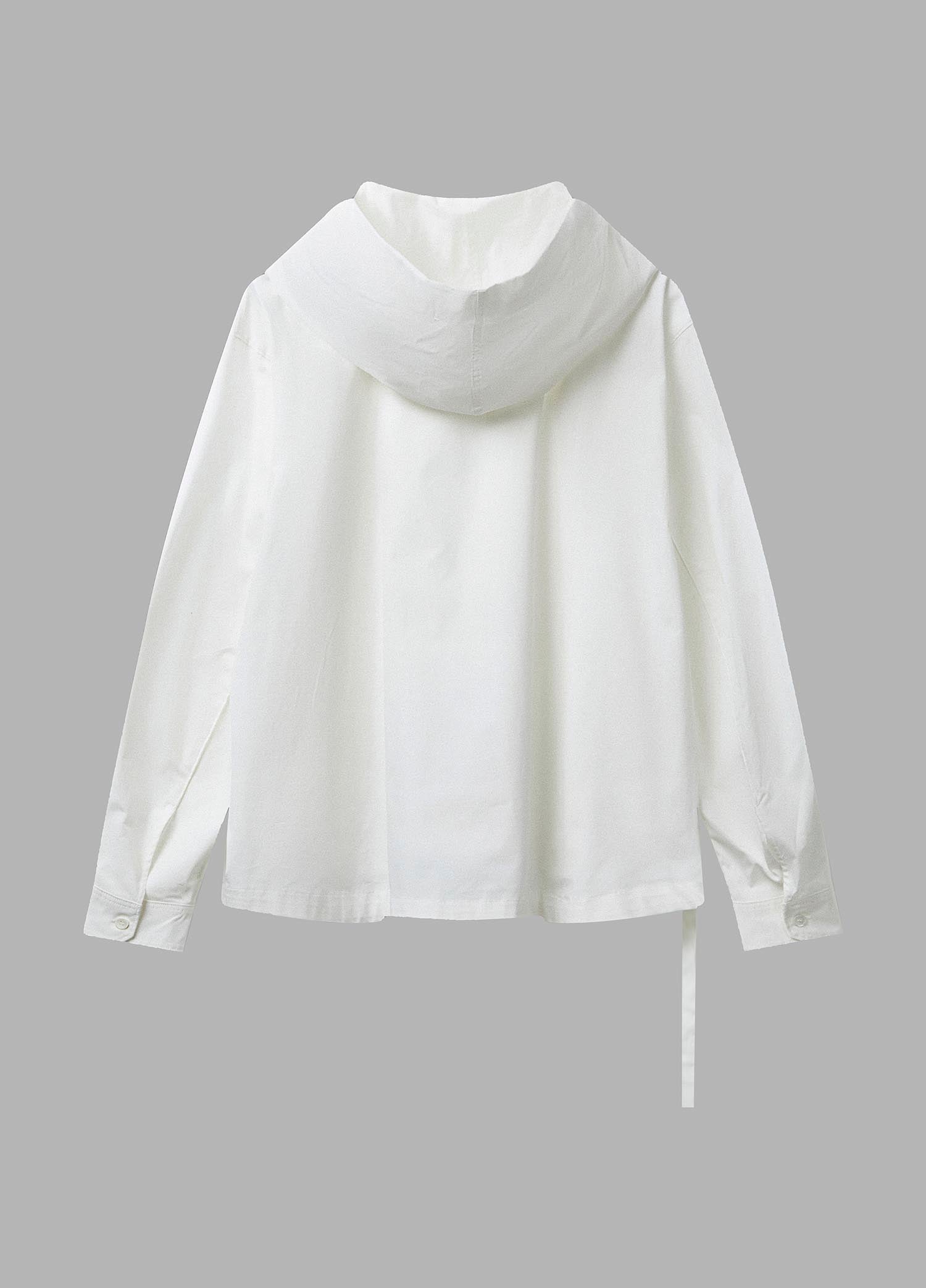 Shirts / JNBY Loose Fit Drawstring Hooded A-Line Shirt