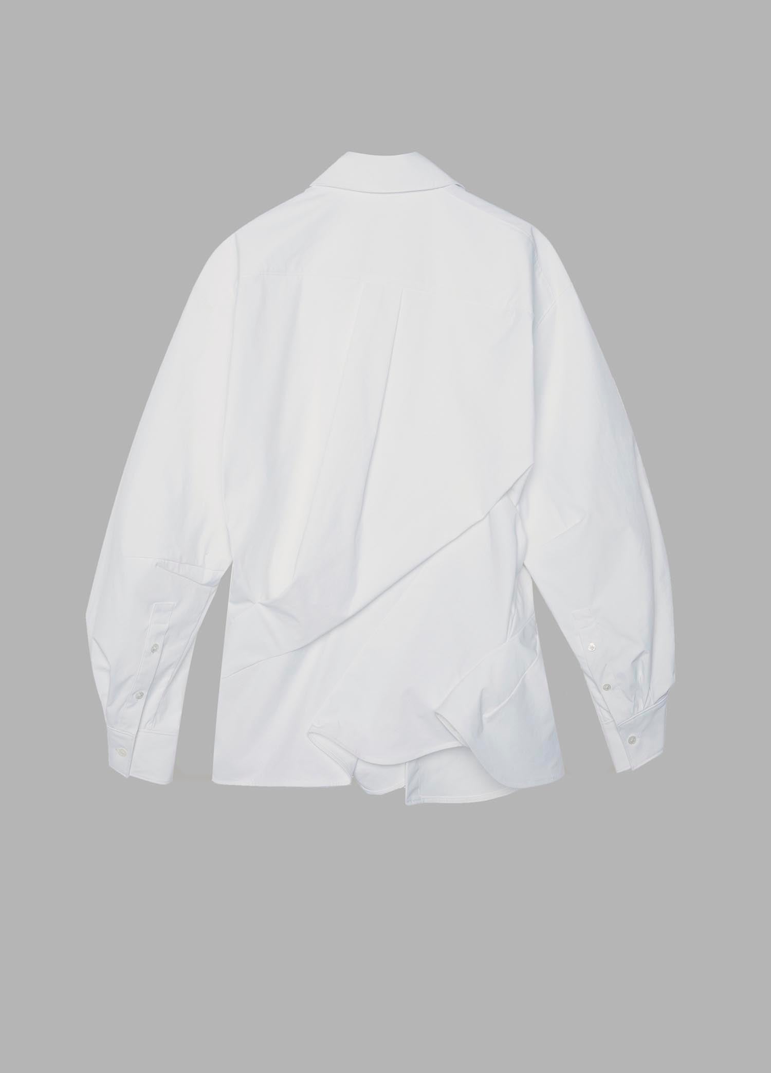 Shirts / JNBY Loose Fit Asymmetric Turndown CollarLong Sleeve Shirt