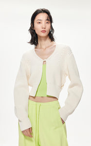Cardigans / JNBY V-Neck Cropped Cardigan
