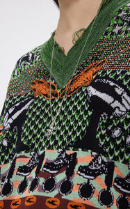Sweaters / JNBY Zambia Style V-Neck Jacquard Pullover