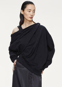 Sweaters / JNBY Loose Fit Asymmetric Shoulder Pullover