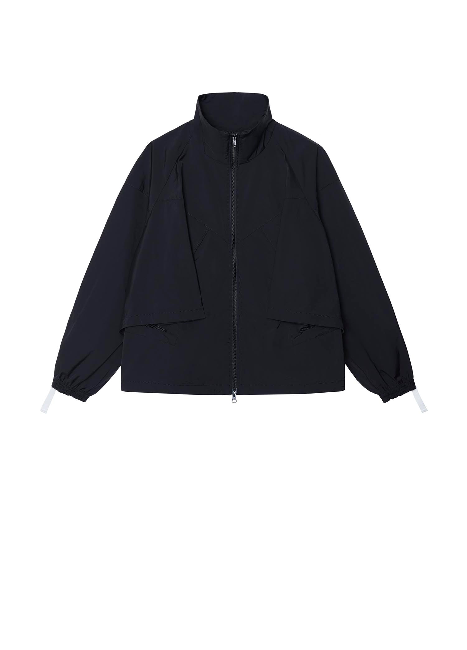 Jacket / JNBY Loose Fit A-Line Zip-Up Jacket