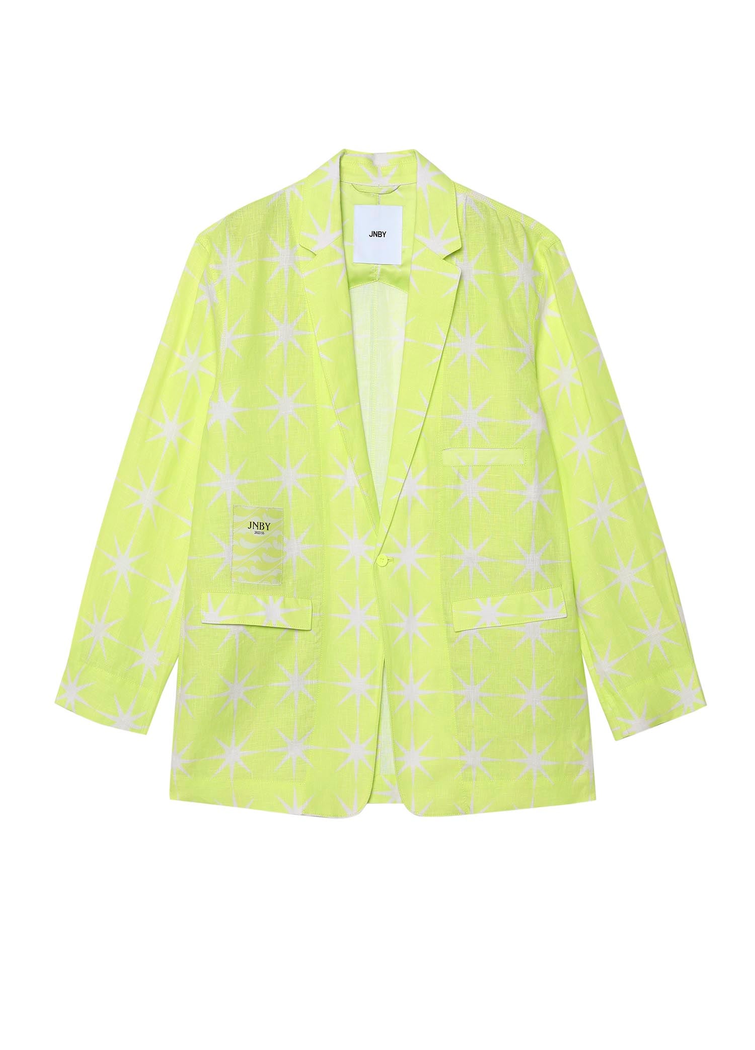 Blazers / JNBY Loose Fit Print Star Linen Blazer