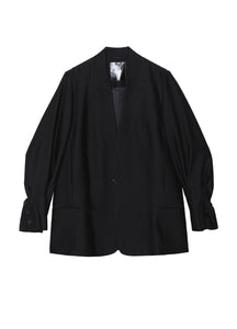 Blazers / JNBY Loose Fit Wool and Silk Blended Long Sleeve Suit
