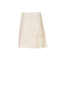 Skirts / JNBY Short Lace Patched Skirt (Sheep Wool)
