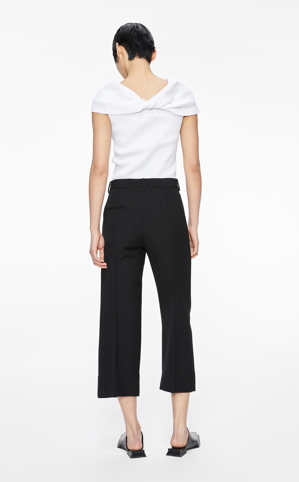 Pants / JNBY Wool Blended Casual Cropped Pants