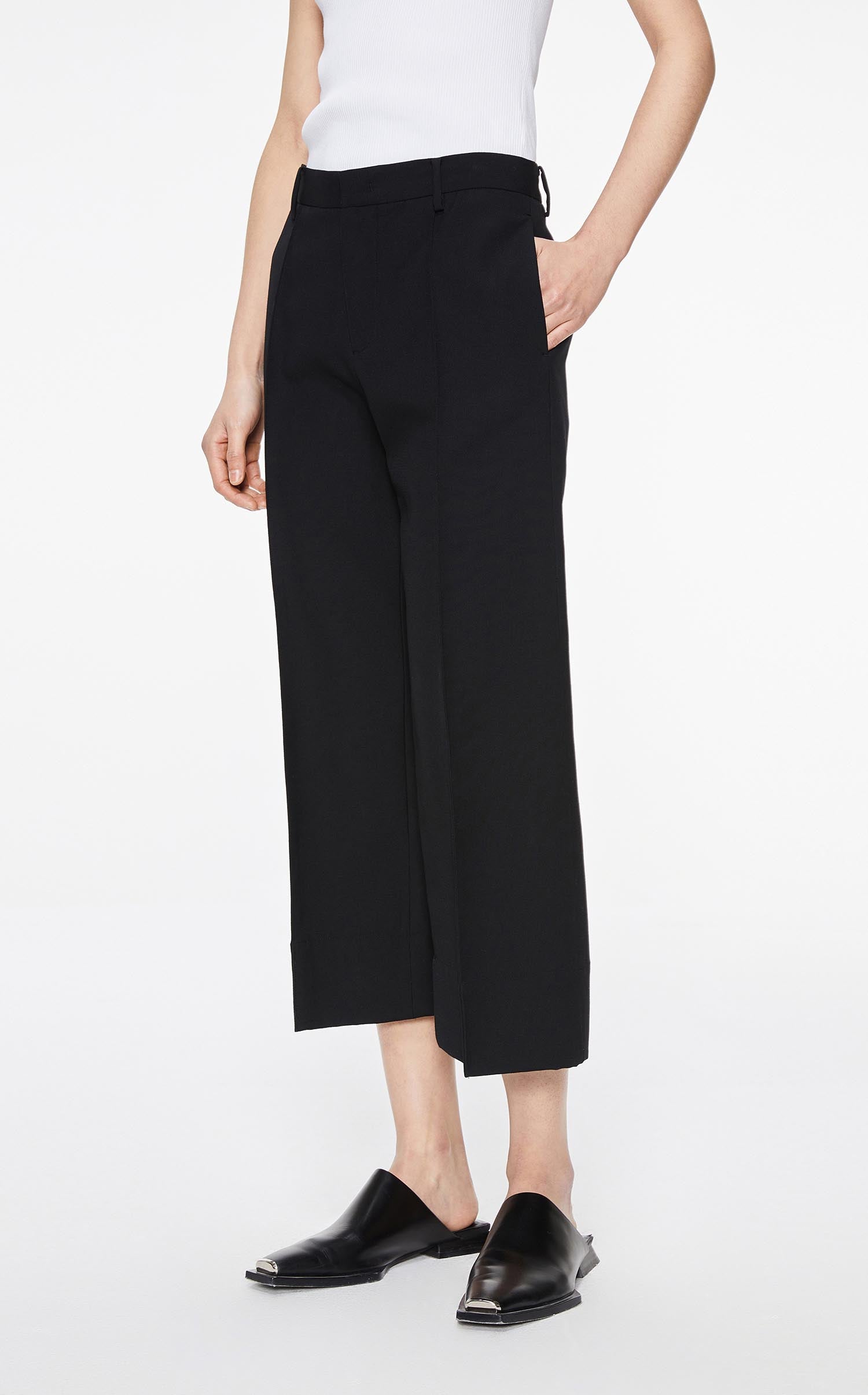 Pants / JNBY Wool Blended Casual Cropped Pants