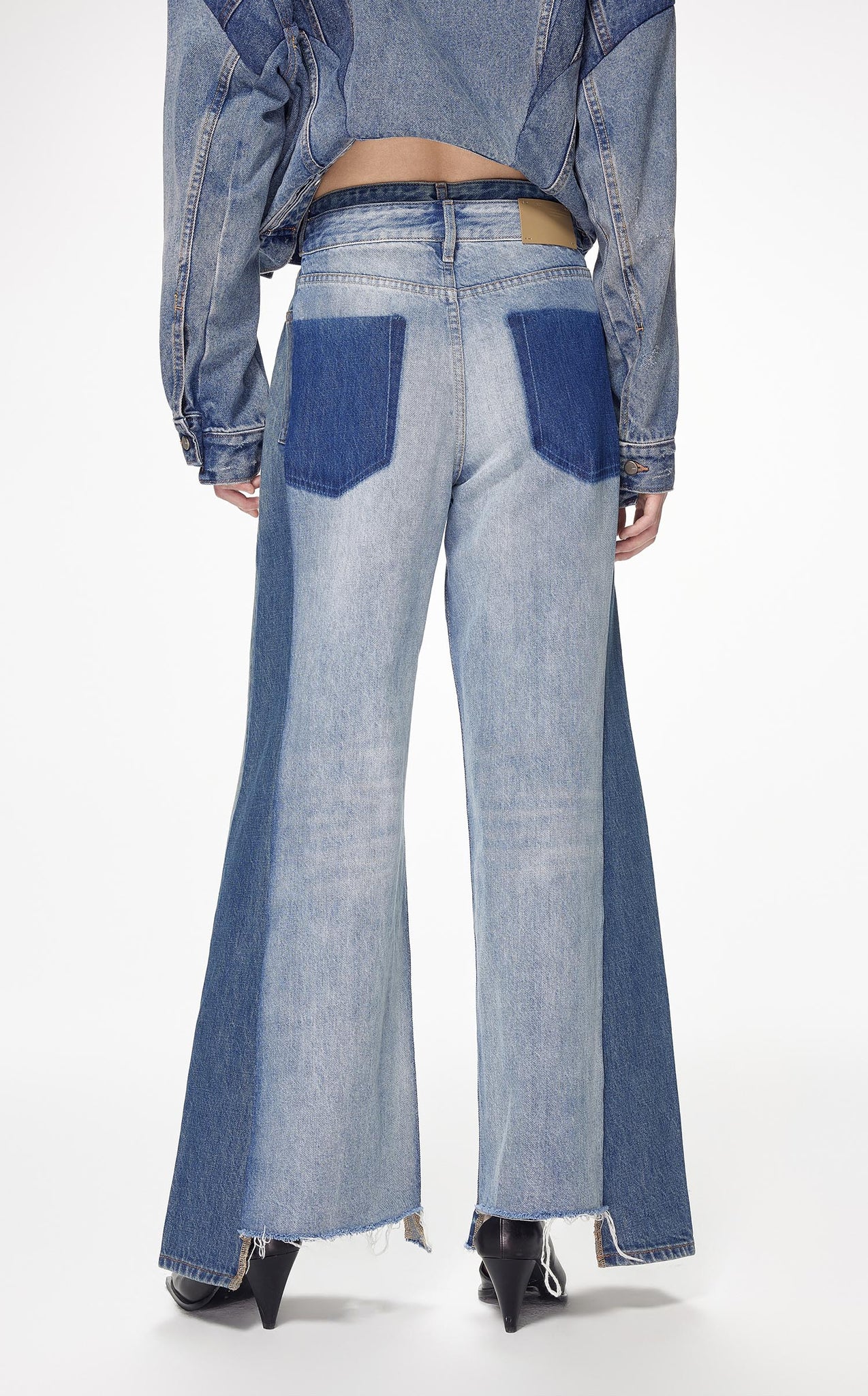 Jeans / JNBY Loose Fit irregular Patchwork Jeans