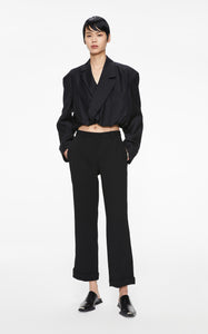 Pants / JNBY Fit Straight Casual Cropped Pants