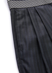 Pants / JNBY Loose Fit Wool Blended Stripped Pants