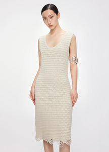 Dresses / JNBY Crewneck Slim Fit Sleeveless Knitted Dress