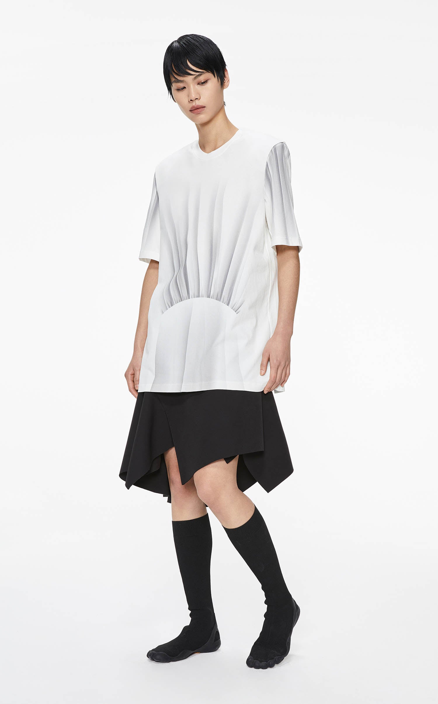 T-Shirt / JNBY Oversize Printed Short Sleeve T-Shirt