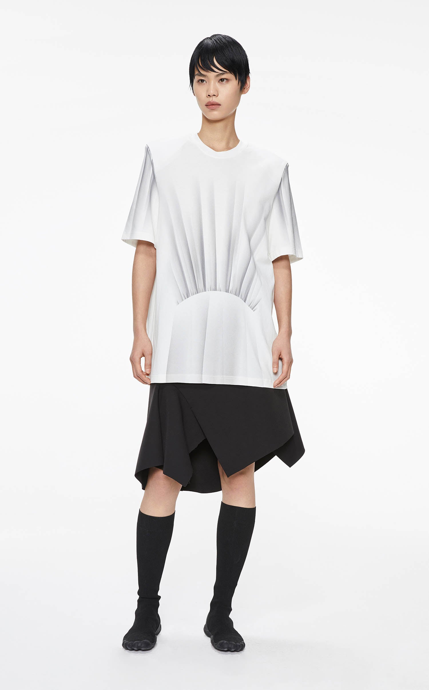 T-Shirt / JNBY Oversize Printed Short Sleeve T-Shirt