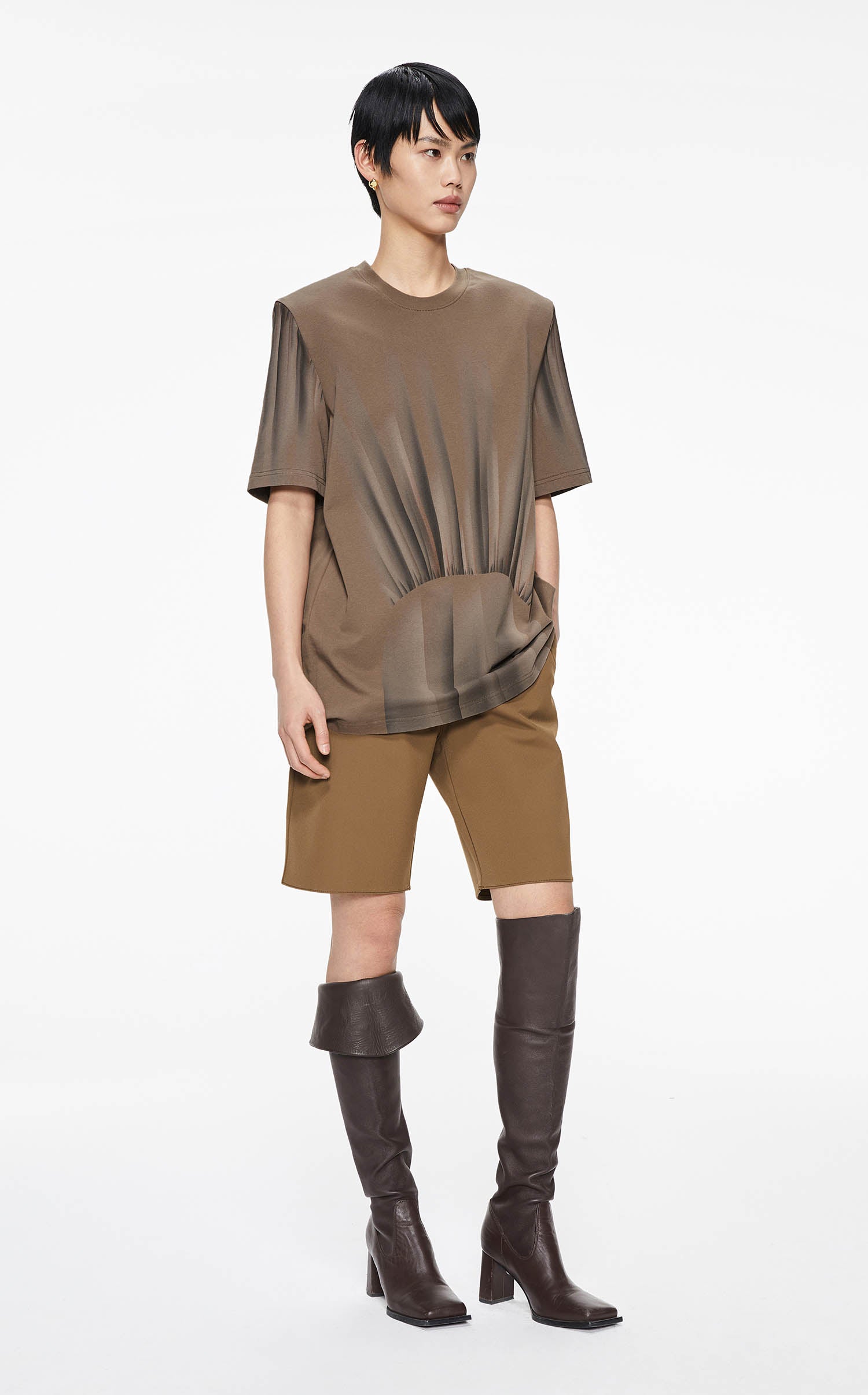 T-Shirt / JNBY Oversize Printed Short Sleeve T-Shirt