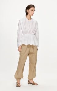 Shirts / JNBY Fitted Long Sleeve Top (100% Cotton)