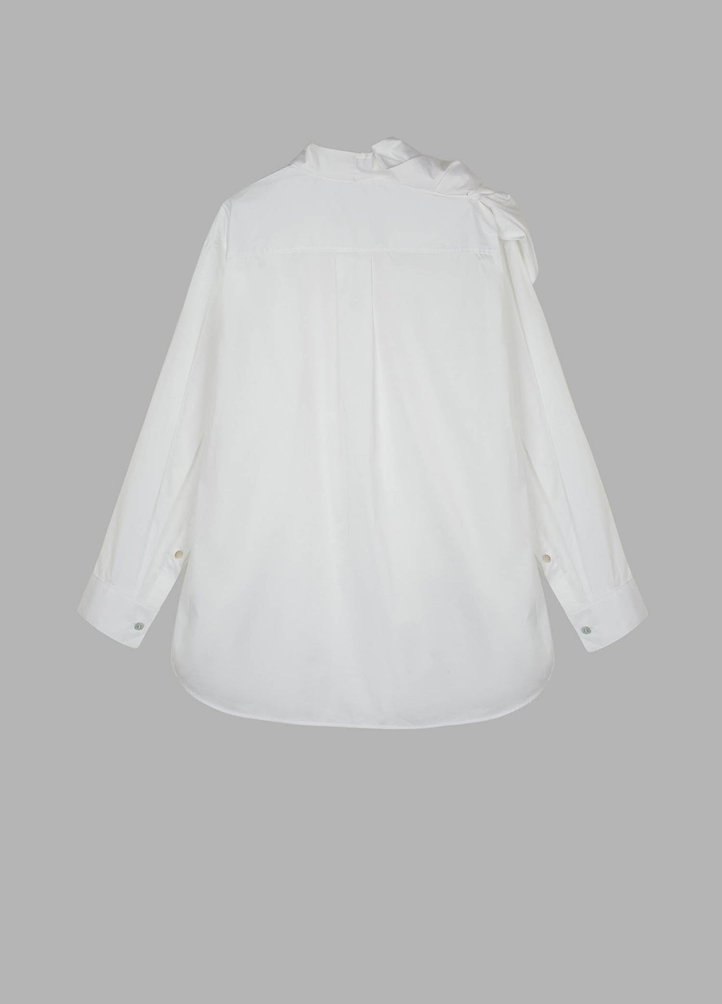 Shirts / JNBY Modern Asymmetric Shoulder Loose Fit Long Sleeve Shirt