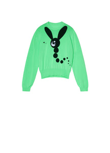 JNBY patterned jacquard cropped jumper - Green
