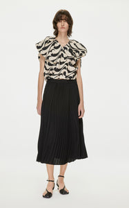 Shirt / JNBY Full Print Linen Sleeveless Top (100% Linen)