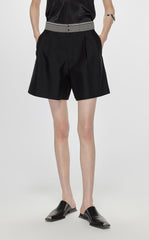 Shorts / JNBY High Waist Wide Leg Sleek Shorts