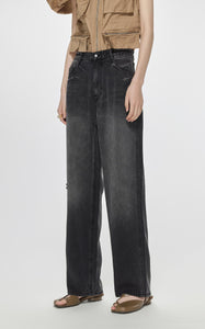 Jeans / JNBY High Rise Straight Leg Jeans