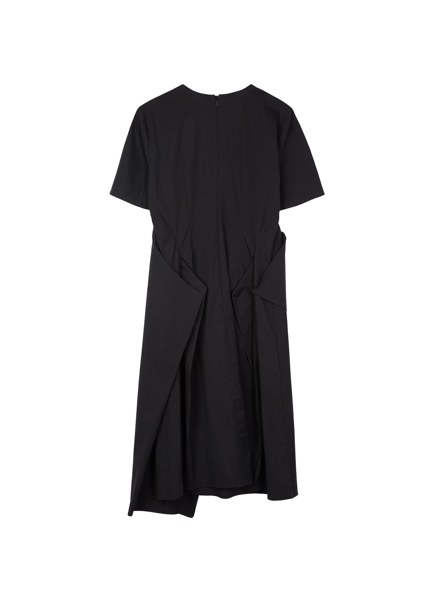 Dresses / JNBY Crewneck Pleated Short Sleeve Dress