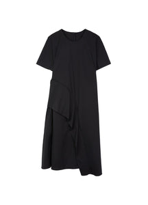 Dresses / JNBY Crewneck Pleated Short Sleeve Dress