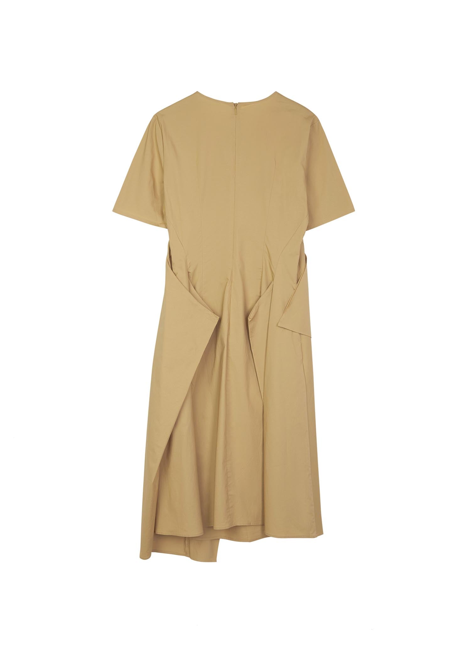 Dresses / JNBY Crewneck Pleated Short Sleeve Dress