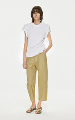 Pants / JNBY Solid Cotton Cropped Pants (100% Cotton)