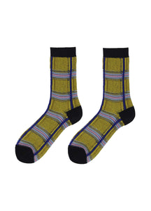 Socks / JNBYMedium Jacquard Plaid Socks