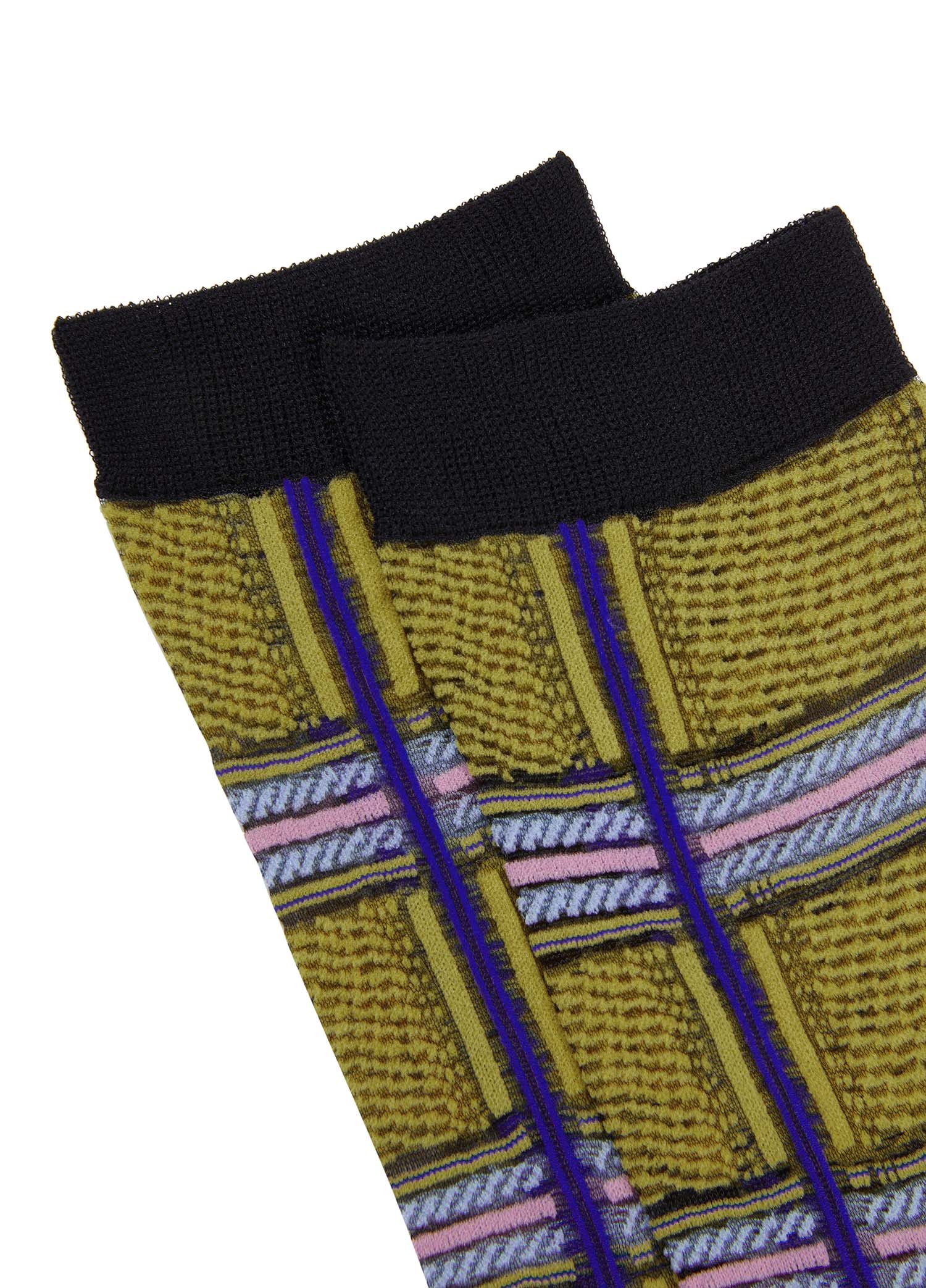 Socks / JNBYMedium Jacquard Plaid Socks