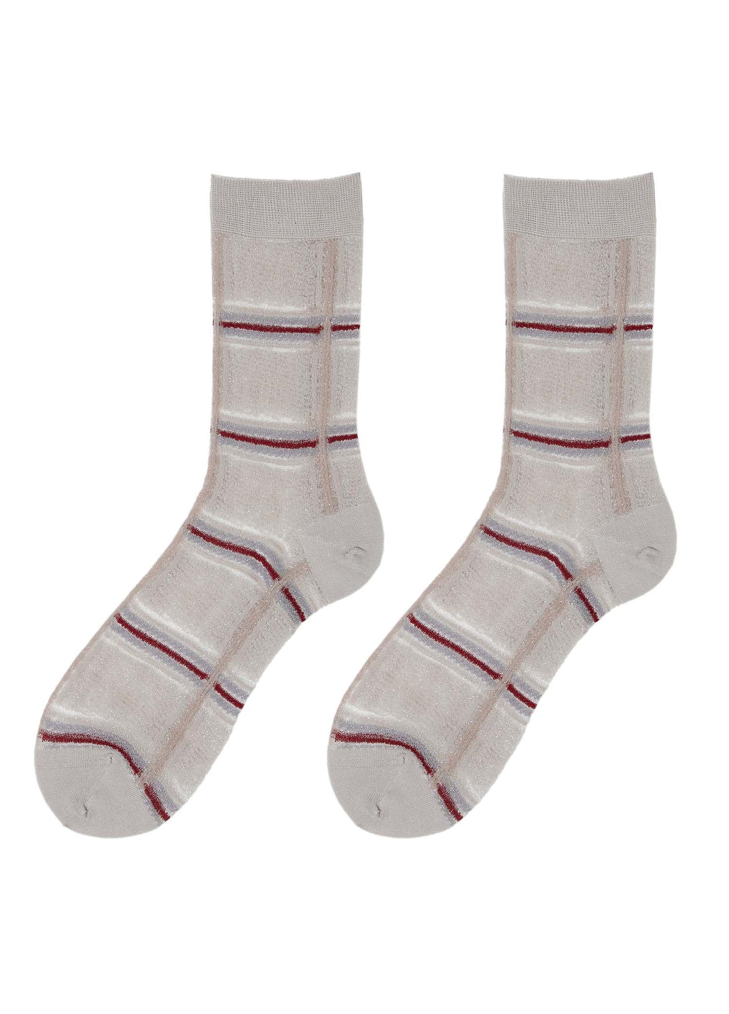 Socks / JNBYMedium Jacquard Plaid Socks