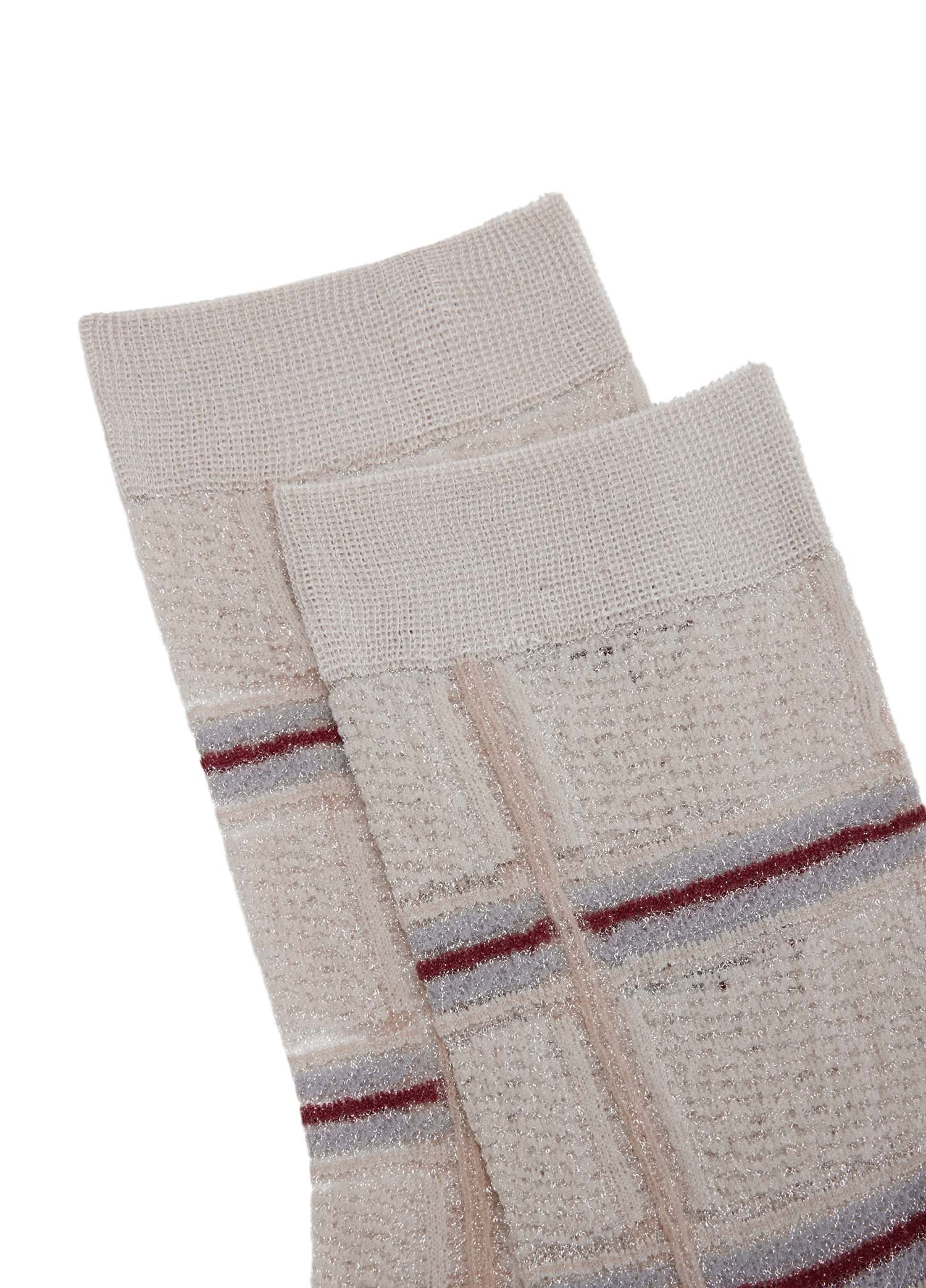 Socks / JNBYMedium Jacquard Plaid Socks