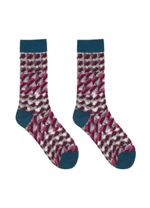 Socks / JNBY Medium Multi-Color Jacquard Socks