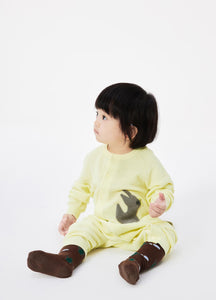 Jumpsuits / jnby for mini Flocking Bunny Jumpsuit