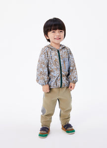 Jacket / jnby for mini Full Floral Printing Hooded Jacket