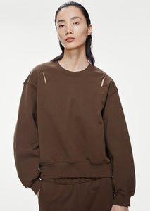 Sweaters / JNBY Loose Fit Hoodless Crewneck Pullover