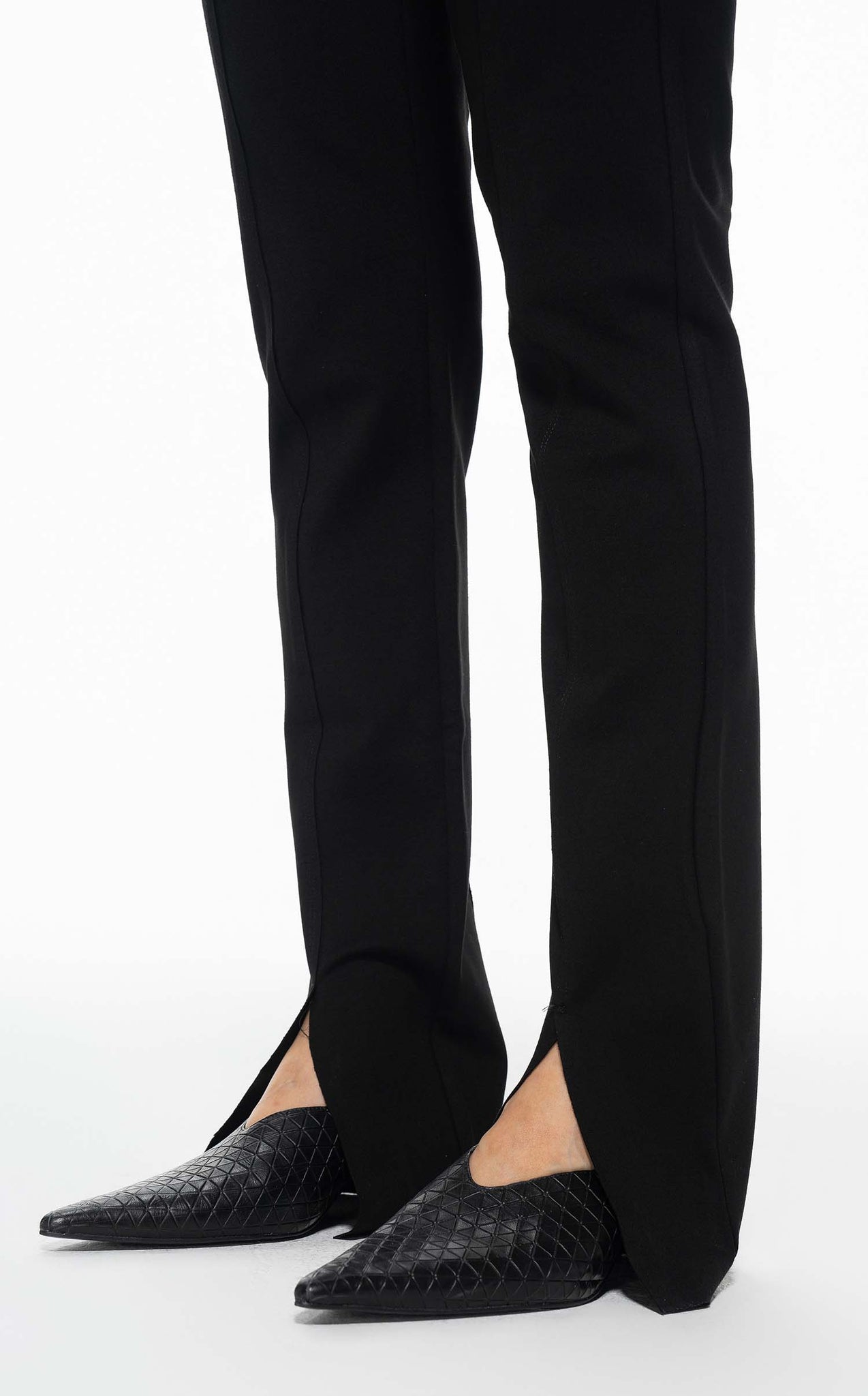 Pants / JNBY Slim Fit Ankle Split Straight Pants