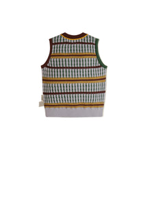 Vest / jnby for mini Stripped Knitted Vest