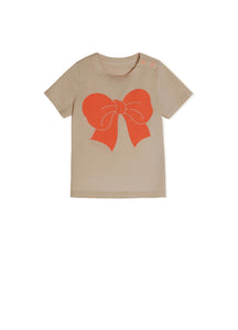 T-Shirt / jnby for mini Short Sleeve Bowknot Printing T-Shirt